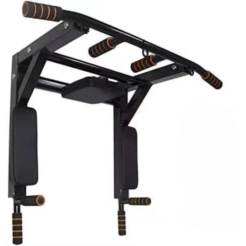 Wall-Mounted Pull-Up Bar for Indoor Use, Multi-Functional Indoor Home Gym Equipment
